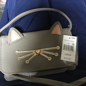 Girls Kitten Over Body Purse